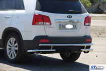 Kia Sorento II XM 2009-2014 Heckbügel AK003-2 (Edelstahl) Foto 8
