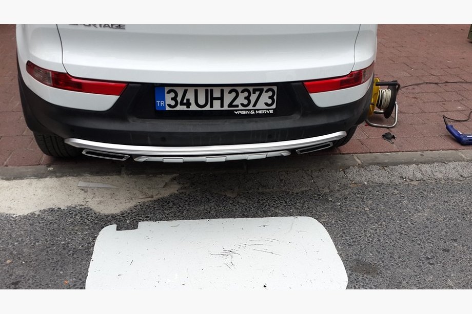 Kia Sportage 2010-2015 Heckschürze Niken V1 (Kunststoff) Foto 3