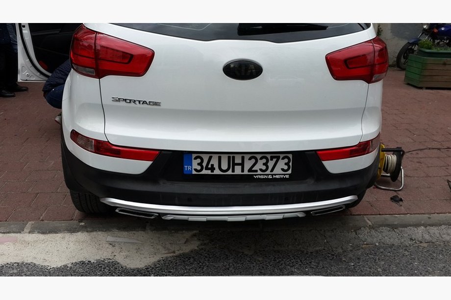 Kia Sportage 2010-2015 Heckschürze Niken V1 (Kunststoff) Foto 2