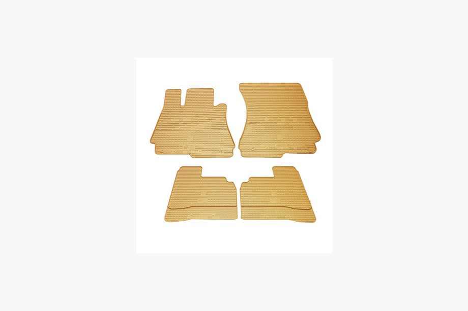 Mercedes S-class W221 2005-2013 Beige Gummimatten (4 Stk, Stingray Premium) Image