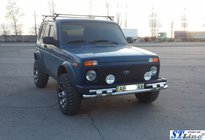 Lada Niva та Urban 1977- Frontbügel ST015 (Edelstahl) Foto 3