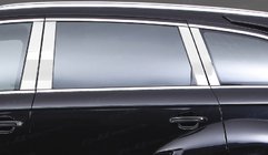 Audi Q7 2005-2015 Edelstahl Türsäulen Zierleisten Foto 4