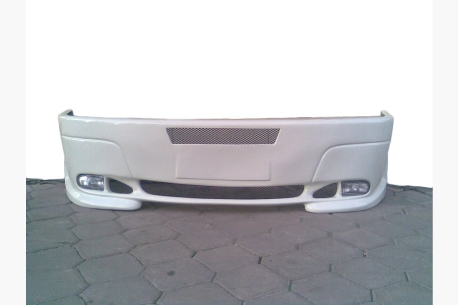 Volkswagen LT 1995-2006 Frontstoßstangenlippe mit 2 Scheinwerferausschnitten (grundiert zum Lackieren) Image