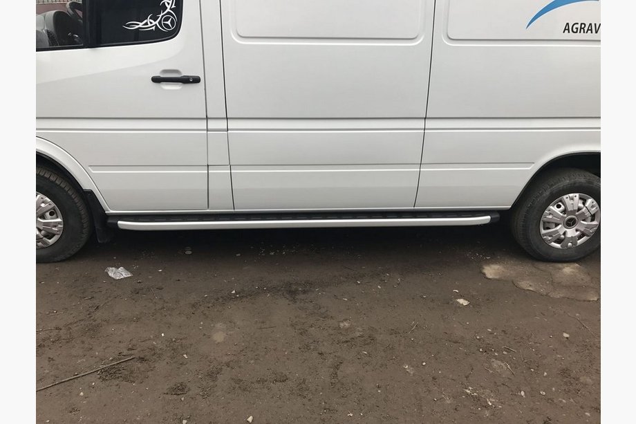 Mercedes Sprinter W901/902/903/904/905 1995–2006 Seitenschweller King (2 Stk., Alu) Langer Radstand Foto 3