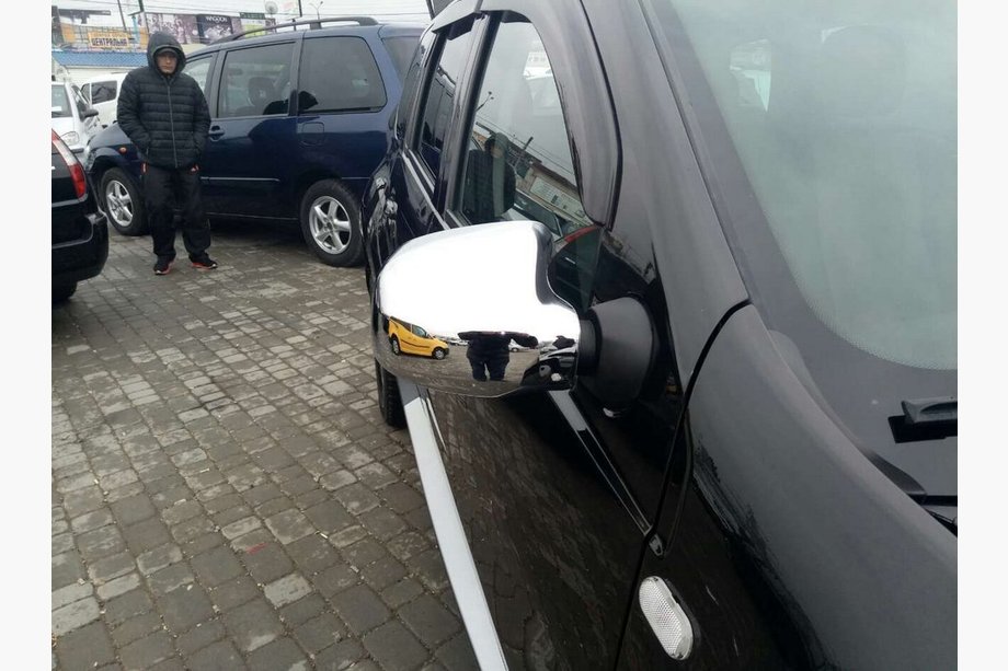 Renault Sandero 2007-2013 Spiegelabdeckungen Chrom (2 Stk) Carmos - Edelstahl Foto 2