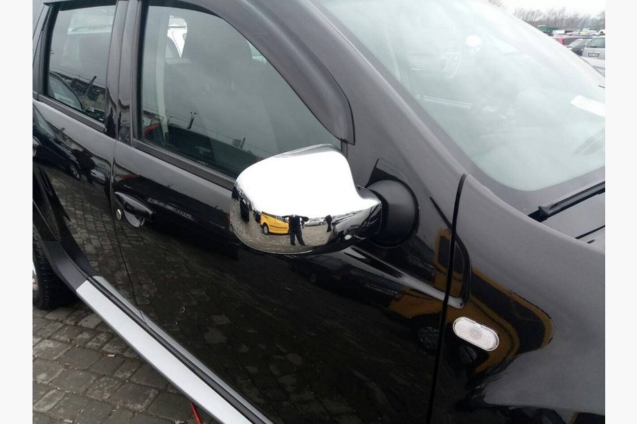 Renault Sandero 2007-2013 Spiegelabdeckungen Chrom (2 Stk) Carmos - Edelstahl Foto 5