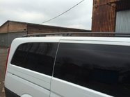 Mercedes Viano 2004-2014 Schwarze Dachreling CAN Original Design (Metallfuesse) Foto 3