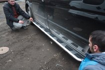 Mercedes Vito W639 2004-2014 Seitenschweller Vison (2 Stk., Aluminium & Edelstahl) nur für Langversion (ExtraLong) Foto 6