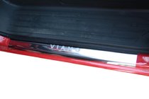 Mercedes Viano 2004-2014 Einstiegsleisten Abdeckungen Laser-Style (2 Stk, Edelstahl) Foto 1