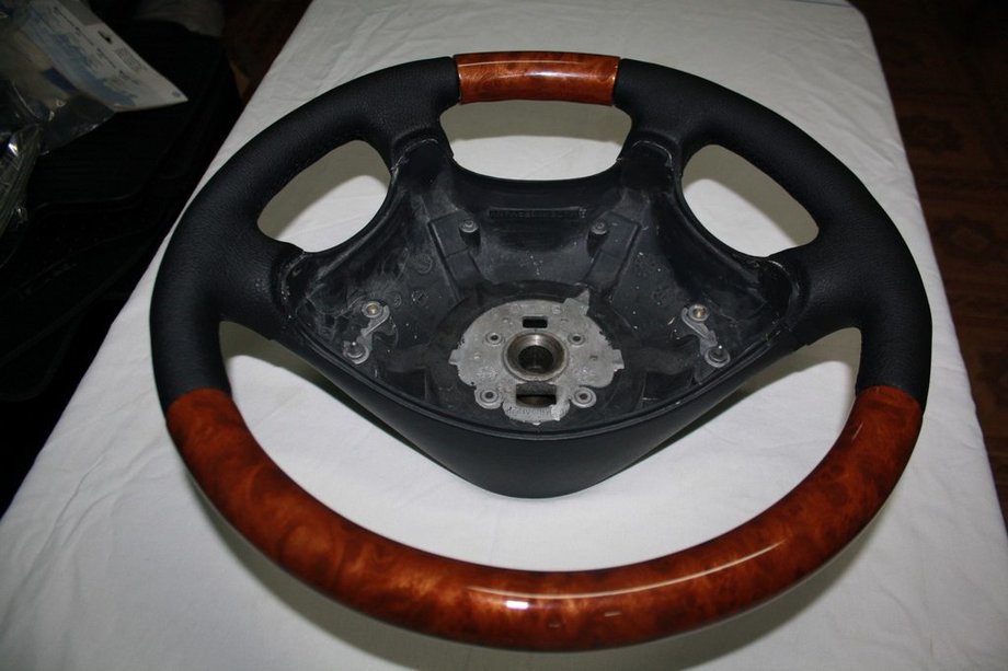Mercedes Viano 2004-2014 Lenkrad (Leder ↗ Holz) Foto 4
