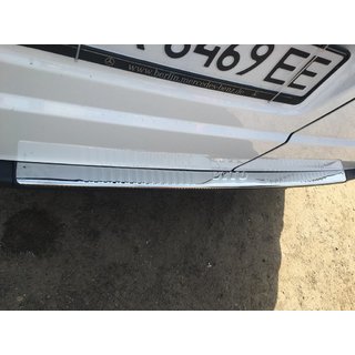 Heckstoßstangenabdeckung mit Kante (Carmos V1, Edelstahl) Mercedes Vito W639 2004-2014 Foto 3