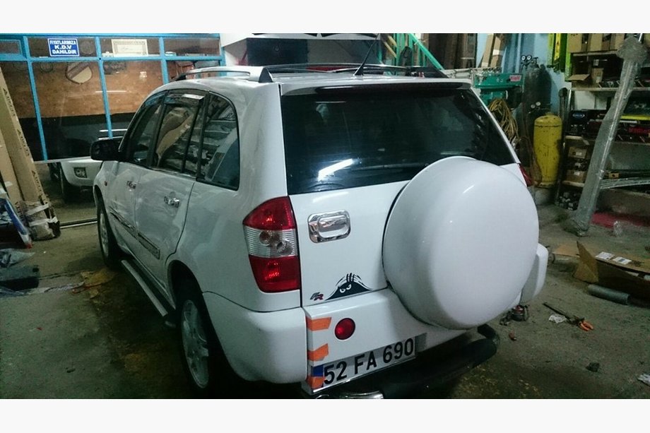 Chery Tiggo 1 2005-2016 Abdeckung für hinteren Türgriff (Edelstahl) Foto 2