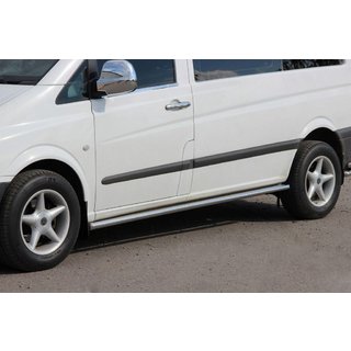 Seitliche Rohre BB001 (2 Stk., Edelstahl) Mercedes Viano 2004-2014 Foto 1