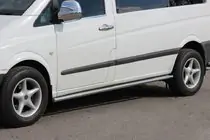 Mercedes Vito W639 2004-2014 Seitliche Rohre BB001 (2 Stk., Edelstahl) Foto 1