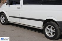 Mercedes Viano 2004-2014 Seitliche Rohre BB001 (2 Stk., Edelstahl) Foto 2