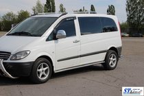 Mercedes Viano 2004-2014 Seitliche Rohre BB001 (2 Stk., Edelstahl) Foto 3