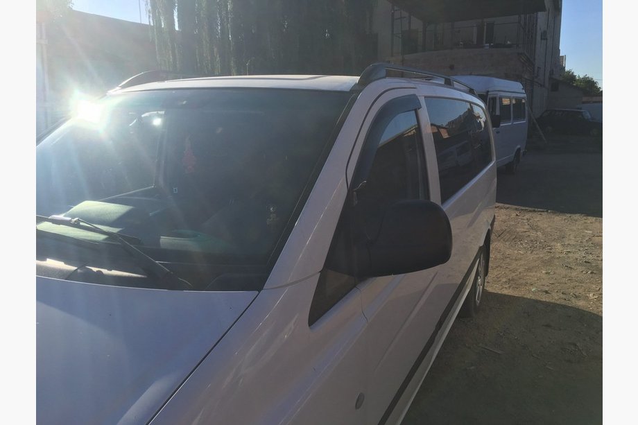 Mercedes Vito W639 2004-2014 Schwarze Dachreling Skyport (Vollmetall) Mittlerer Radstand (LONG) Foto 11
