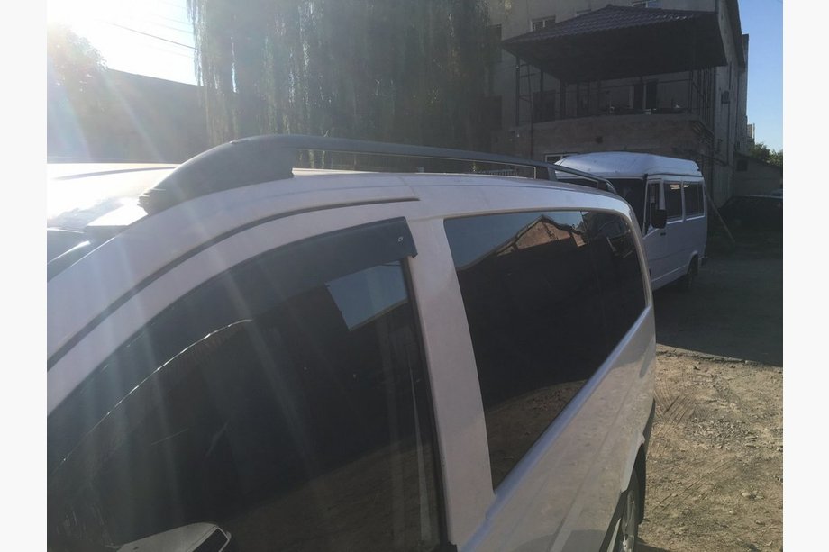 Mercedes Vito W639 2004-2014 Schwarze Dachreling Skyport (Vollmetall) Mittlerer Radstand (LONG) Foto 14