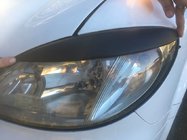 Mercedes Vito W639 2004-2014 Scheinwerferblenden gerade (2004-2010, 2 Stk, Kunststoff) Schwarz Matt Foto 6