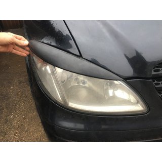 Scheinwerferblenden gerade (schwarz matt)