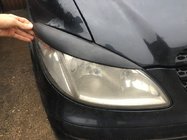 Mercedes Vito W639 2004-2014 Scheinwerferblenden gerade (2004-2010, 2 Stk, Kunststoff) Schwarz Matt Foto 16