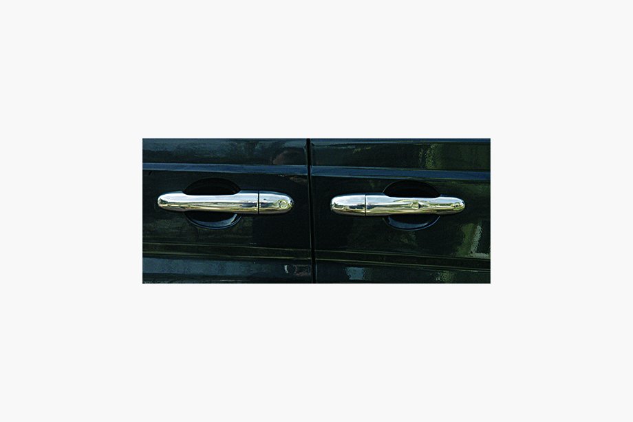 Mercedes Viano 2004-2014 Edelstahl Türgriffblenden 3 Stk, Carmos - Türkischer Stahl Foto 3