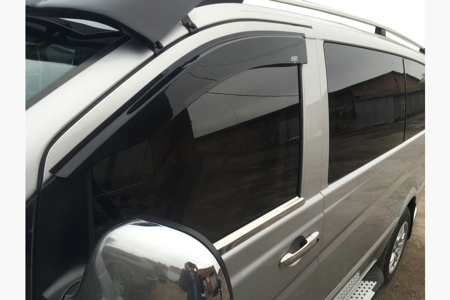 Mercedes Viano 2004-2014 Windabweiser (2 Stk, zum Einstecken DD) Image