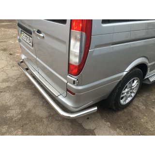 Heckbügel AK005 (Edelstahl) Mercedes Vito W639 2004-2014 Foto 2