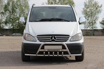 Mercedes Vito W639 2004-2014 Frontbügel WT004-Plus mit Bügeln (Edelstahl) Foto 1