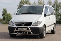 Mercedes Vito W639 2004-2014 Frontbügel WT004-Plus mit Bügeln (Edelstahl) Foto 3
