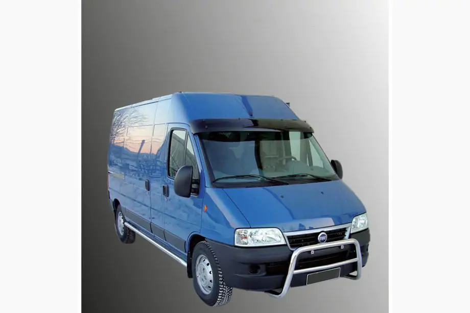 Peugeot Boxer 1994-2006 Frontscheibenblende (schwarz glanz, 5mm) Image