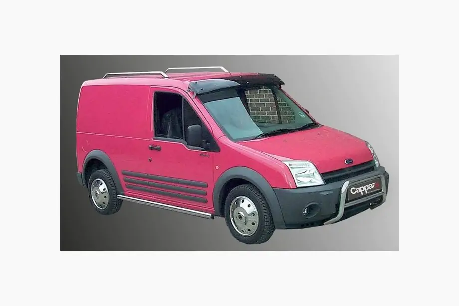 Ford Connect 2006–2009 Frontscheibenblende (schwarz glanz, 5mm) Image
