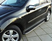 Mercedes ML W164 2005-2011 Seitenschweller BlackLine (2 Stk., Aluminium) Foto 1