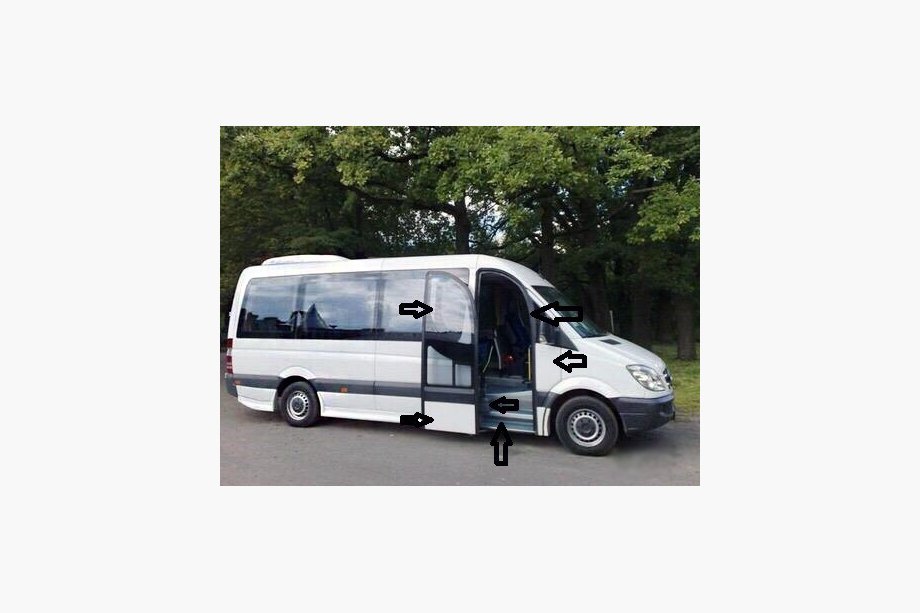 Volkswagen Crafter 2006-2016 Satz Beifahrertür Image