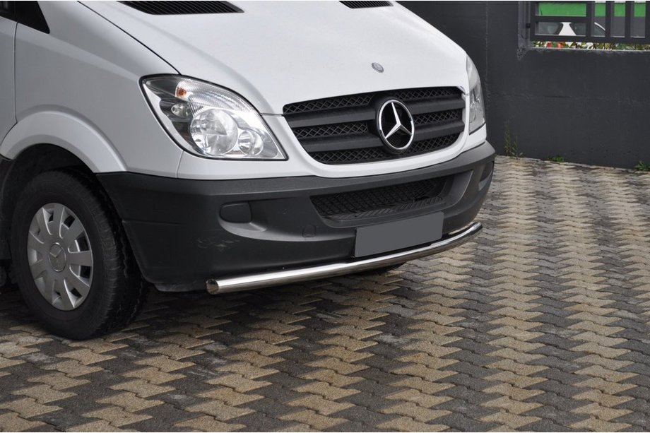 Mercedes Sprinter W906 2006–2018 Frontschutzbügel unten ST008 (Edelstahl) 2006-2013, 70mm Image