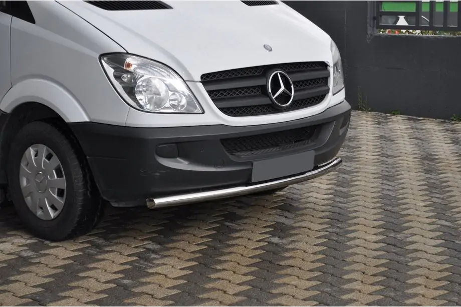 Mercedes Sprinter W906 2006–2018 Frontschutzbügel unten ST008 (Edelstahl) Image