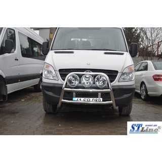 Frontbügel hoch WT018 (Edelstahl) Mercedes Sprinter W906 2006–2018 Foto 4