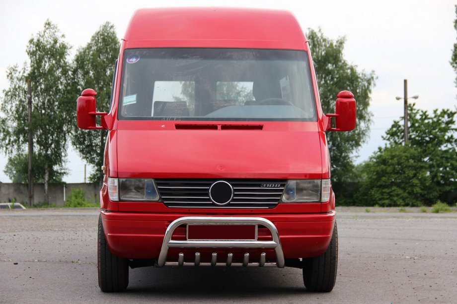 Mercedes Sprinter W901/902/903/904/905 1995–2006 Frontbügel WT008 (Edelstahl) 1995-2000 Foto 2