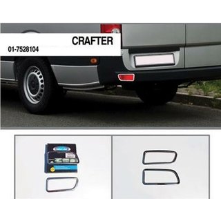 Reflektor Abdeckungen (2 Stk., Edelstahl) Volkswagen Crafter 2006-2016 Foto 4