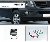 Mercedes Sprinter W906 2006–2018 Chrom Abdeckungen für Nebelscheinwerfer 2013↗ (2 Stk., Edelstahl) Foto 3