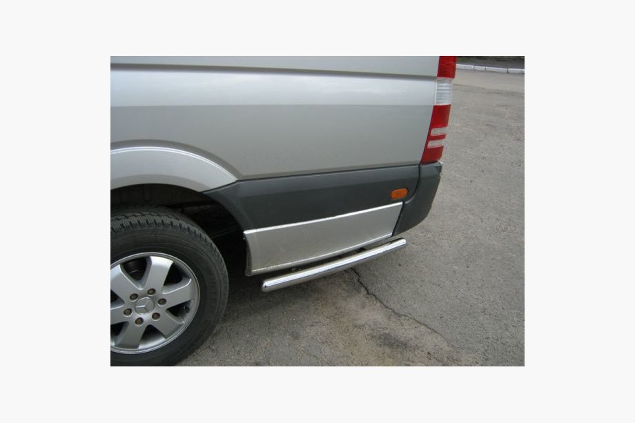 Mercedes Sprinter W906 2006–2018 Seitliche Rohre hinter dem Hinterrad (2 Stk., Edelstahl) Langversion, 60mm Foto 5