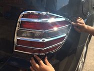 Mercedes ML W164 2005-2011 Chrom Rückleuchten Abdeckungen (2 Stk, Kunststoff) Foto 1