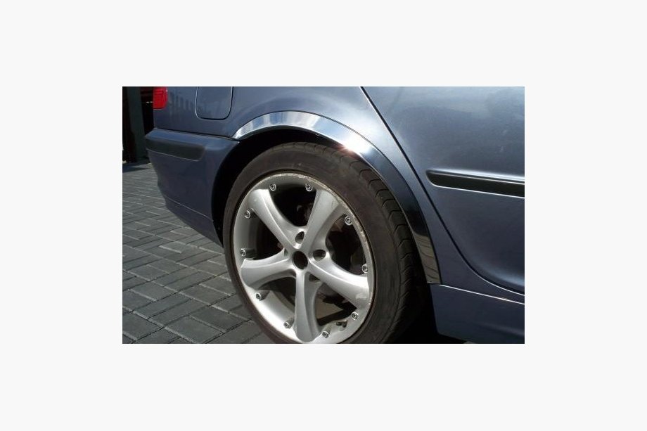BMW 3 Series E46 1998-2006 Radlaufverkleidungen (4 Stk, Edelstahl) Image