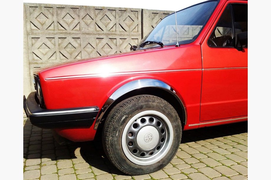 Volkswagen Golf 2 1983-1992 Radlaufverkleidungen (4 Stk, Edelstahl) Image