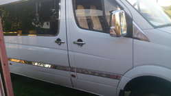 Mercedes Sprinter W906 2006–2018 Edelstahl Türleisten ExtraLong. Carmos - Türkischer Stahl Foto 5