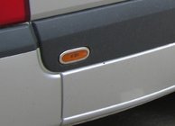 Volkswagen Crafter 2006-2016 Chrom Umrandungen fuer Begrenzungsleuchten (6 Stk, Edelstahl) Foto 2