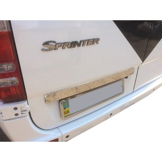 Chromleiste über dem Kennzeichen (Edelstahl) Mercedes Sprinter W906 2006–2018 Foto 1