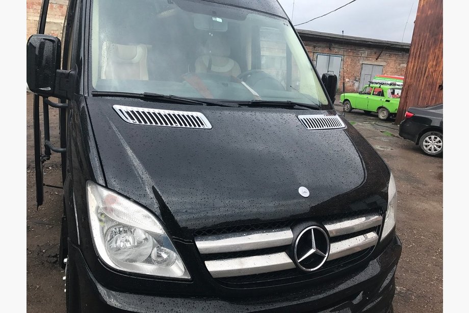 Mercedes Sprinter W906 2006–2018 Chrom Kühlergrill Blenden (2006-2013, Edelstahl) Carmos - Türkischer Edelstahl Image