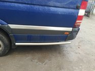 Volkswagen Crafter 2006-2016 Seitliche Rohre hinter dem Hinterrad (2 Stk., Edelstahl) Foto 2