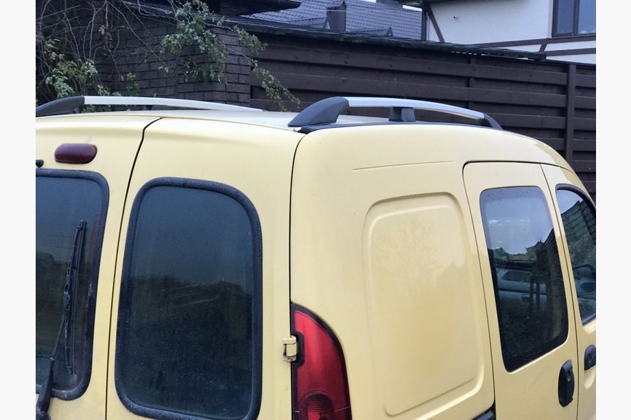 Renault Kangoo 1998-2008 Dachreling Chrom Standardbasis, Kunststofffüße Image